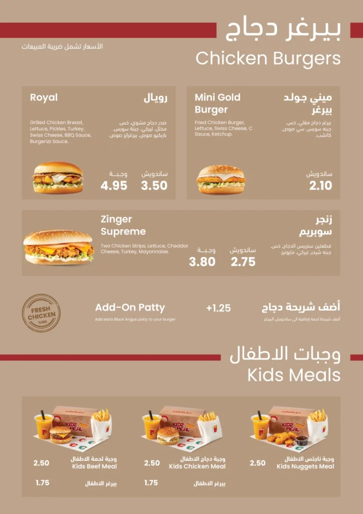 Burgerizz Print Menu-5